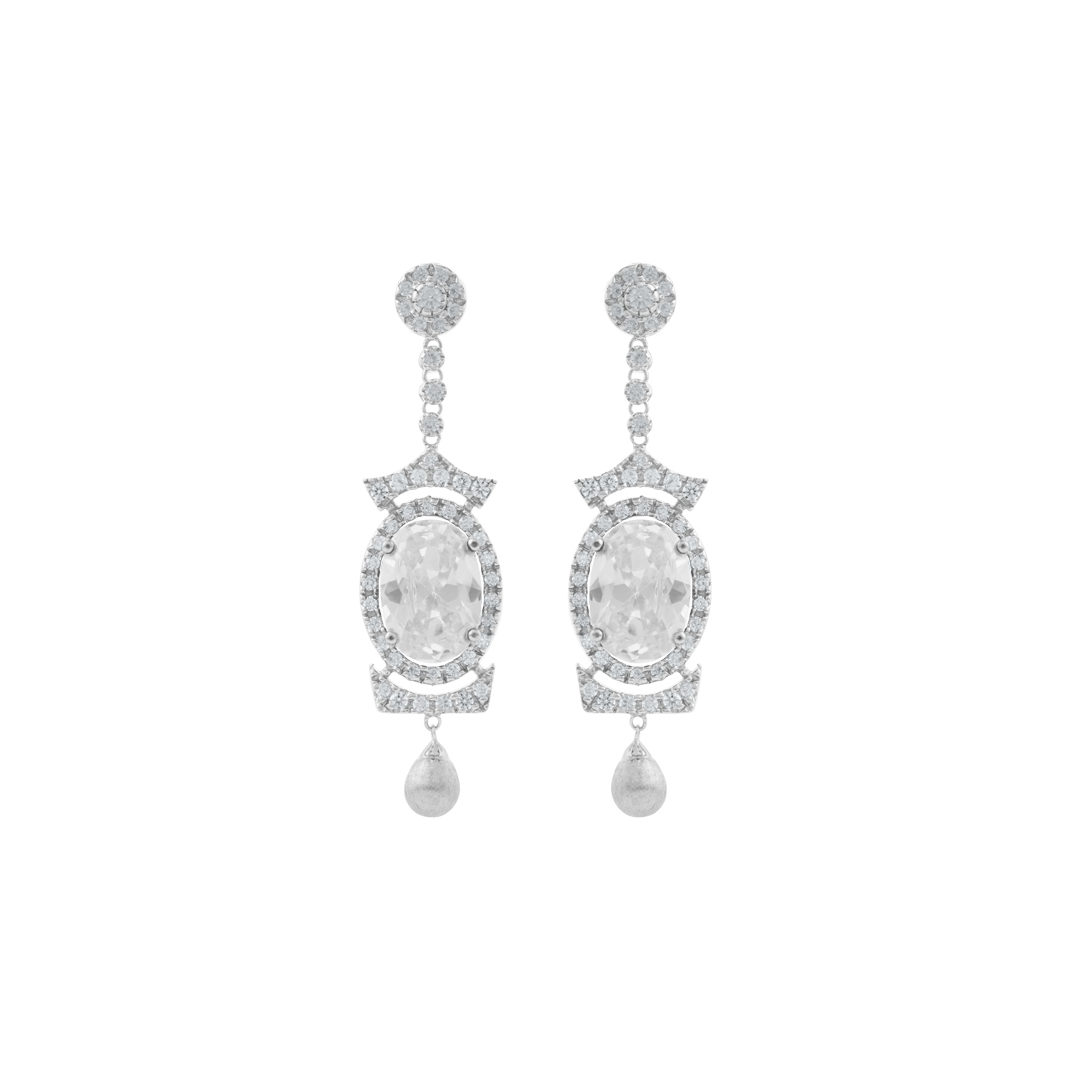 925 Silver Goddess Earrings, Brincos de Deusa em Prata 925